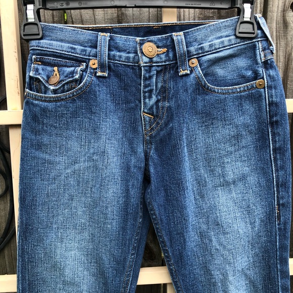 True Religion Boys Billy Boot cut Size 7 - Picture 3 of 10